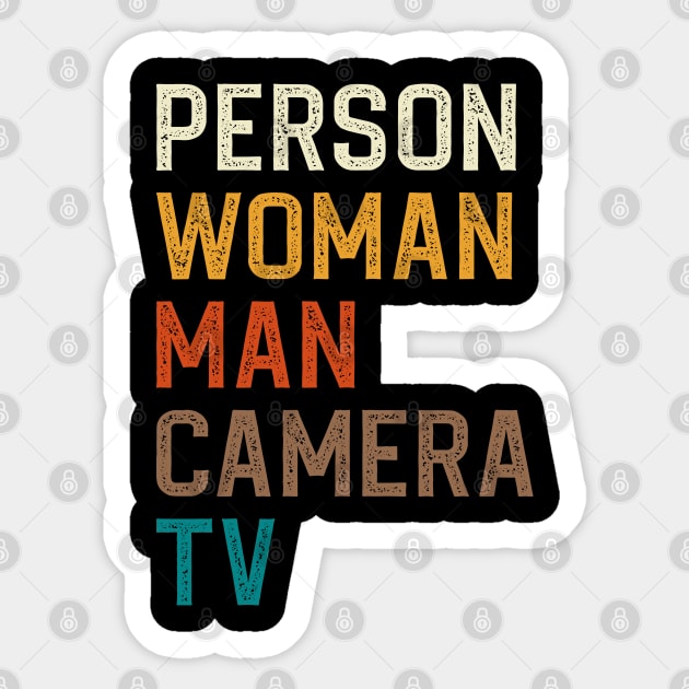 Person Woman Man Camera TV Sticker by DragonTees